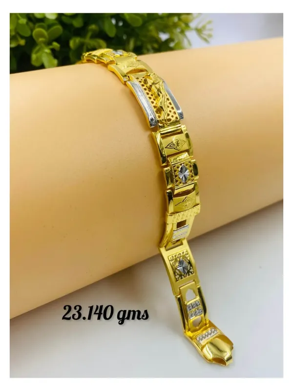 Gold Gents Bracelet Gb 84