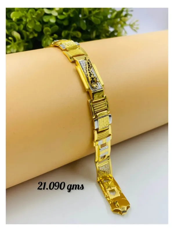 Gold Gents Bracelet Gb 85