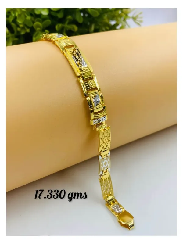 Gold Gents Bracelet Gb 86
