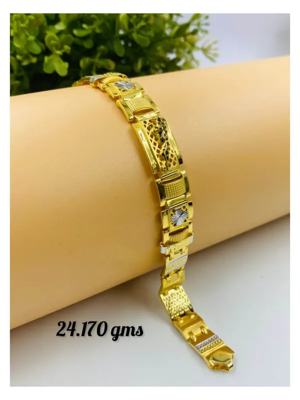 Gold Gents Bracelet Gb 90