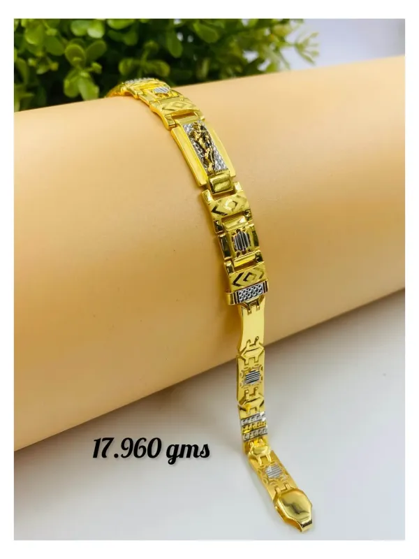 Gold Gents Bracelet Gb 91