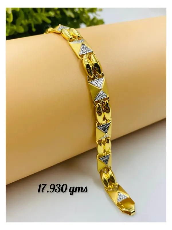 Gold Gents Bracelet Gb 96