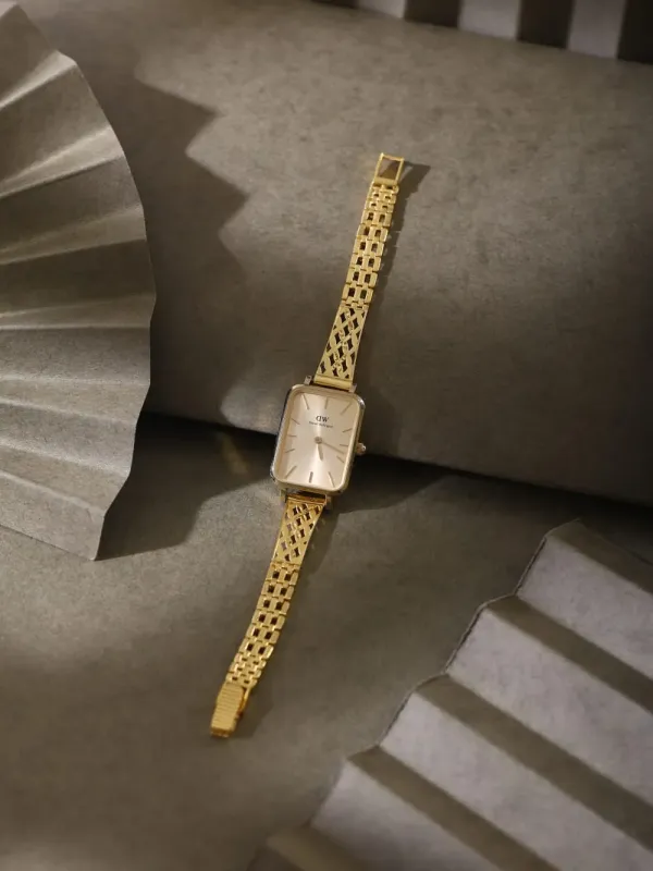 Gold Female Watch Lw13