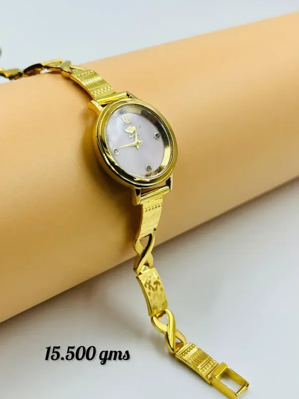 Gold Female Watch Lw3