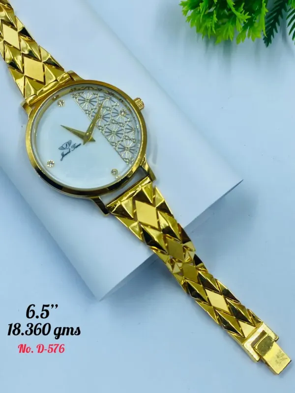 Gold Female Watch Lw7