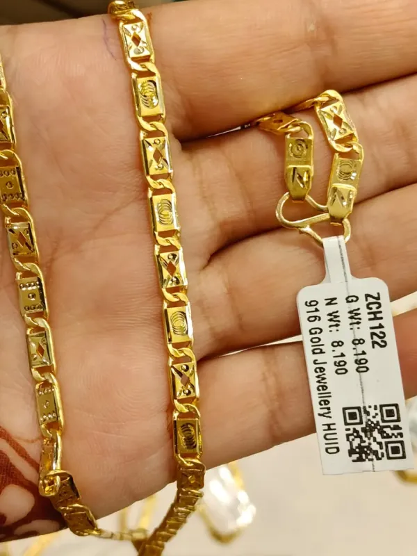 Gold Nawabi Chains Zch122