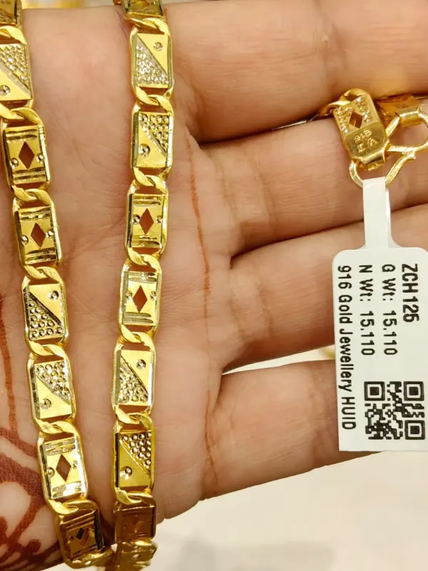 Gold Nawabi Chains Zch125