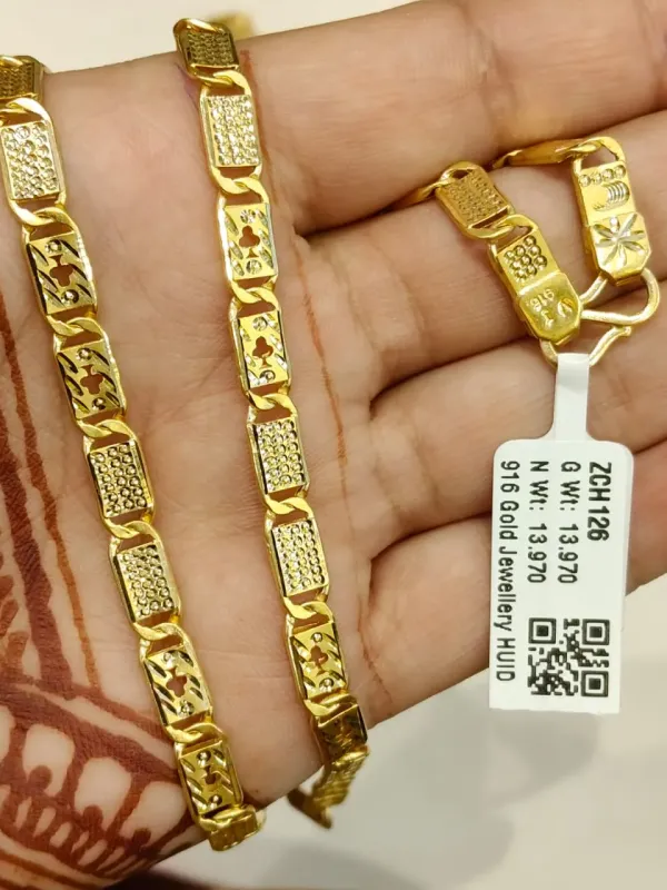 Gold Nawabi Chains Zch126