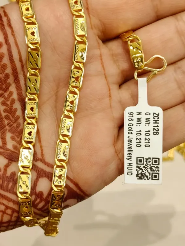 Gold Nawabi Chains Zch128