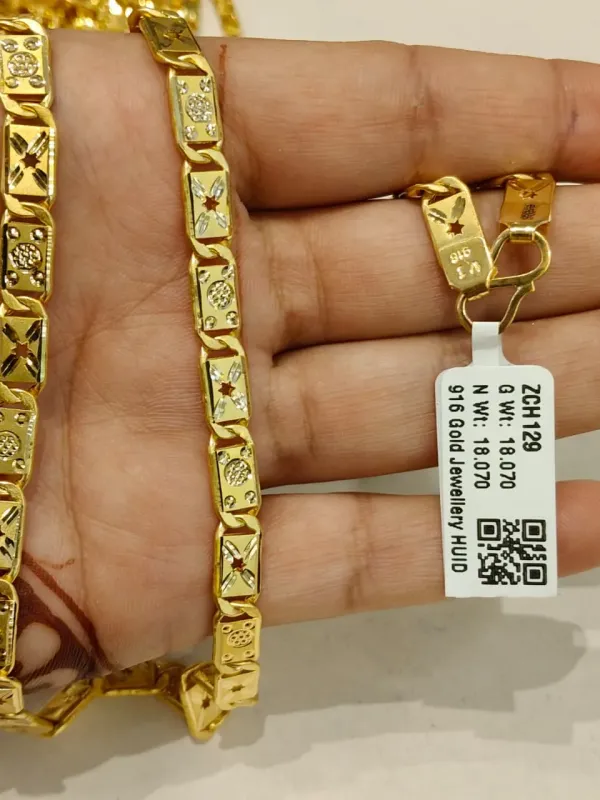 Gold Nawabi Chains Zch129