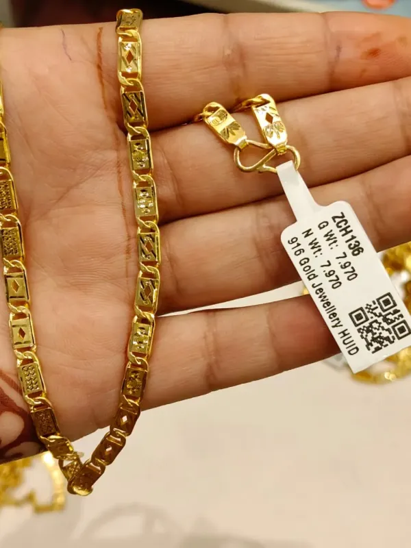Gold Nawabi Chains Zch136