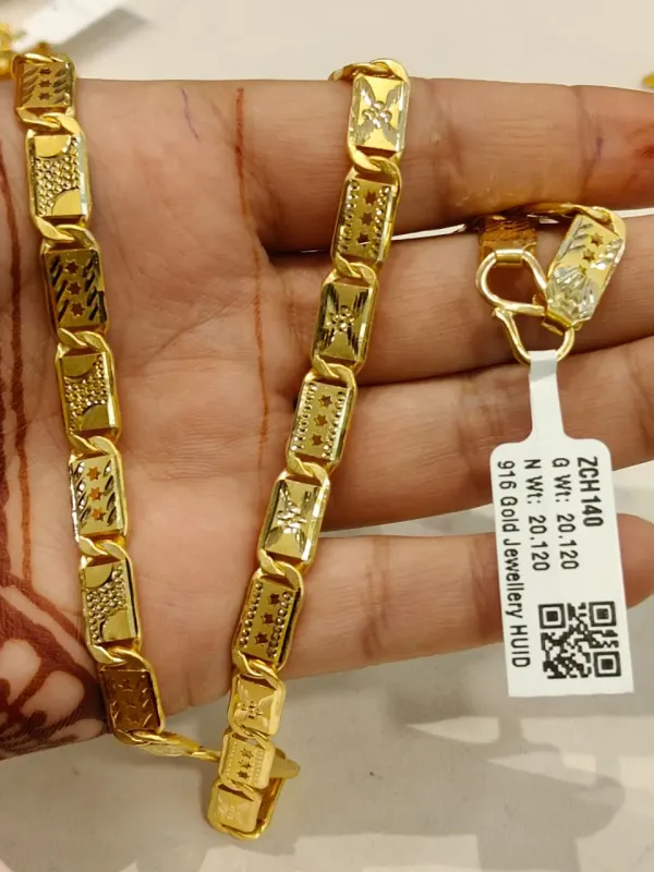 Gold Nawabi Chains Zch140
