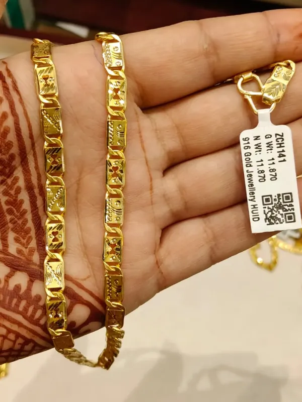 Gold Nawabi Chains Zch141