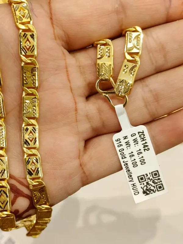 Gold Nawabi Chains Zch142