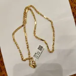 Gold Hollow Chain Zch145