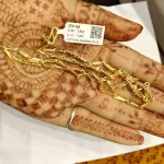 Gold Hollow Chain Zch146