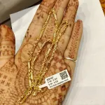 Gold Hollow Chain Zch147