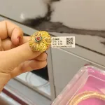 Gold Antique Cocktail Ring Zlr456