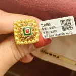 Gold Antique Cocktail Ring Zlr458