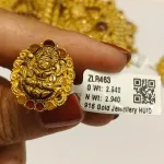 Gold Temple Cocktail ring Zlr463