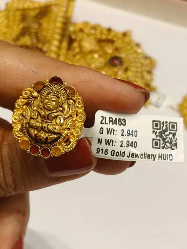 Gold Temple Cocktail ring Zlr463