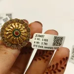 Gold Antique Cocktail Ring Zlr467