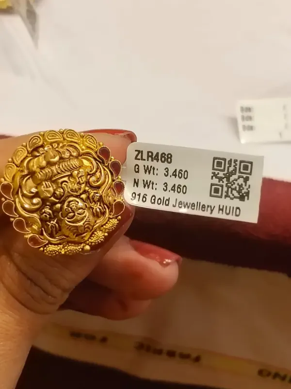 Gold Temple Cocktail ring Zlr468