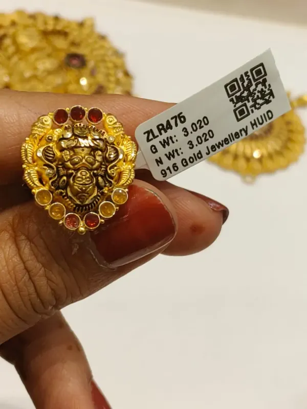 Gold Temple Cocktail ring Zlr475
