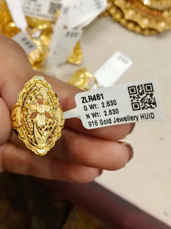 Gold Ring Zlr481