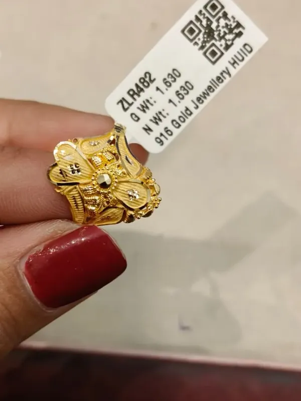 Gold Ring Zlr482