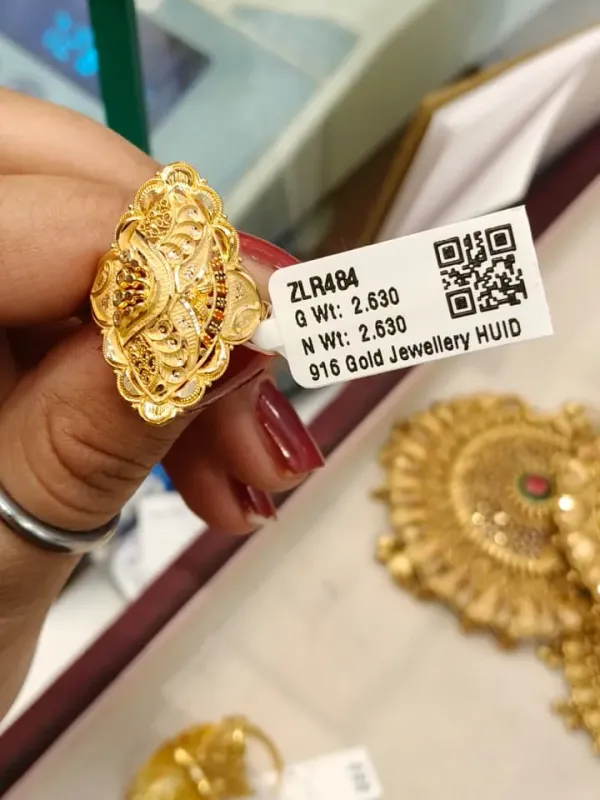 Gold Ring Zlr484