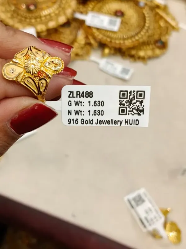 Gold Ring Zlr488