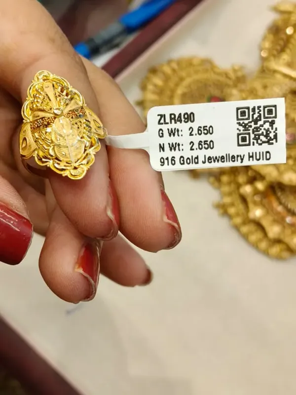 Gold Ring Zlr490