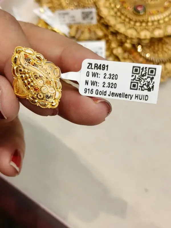 Gold Ring Zlr491