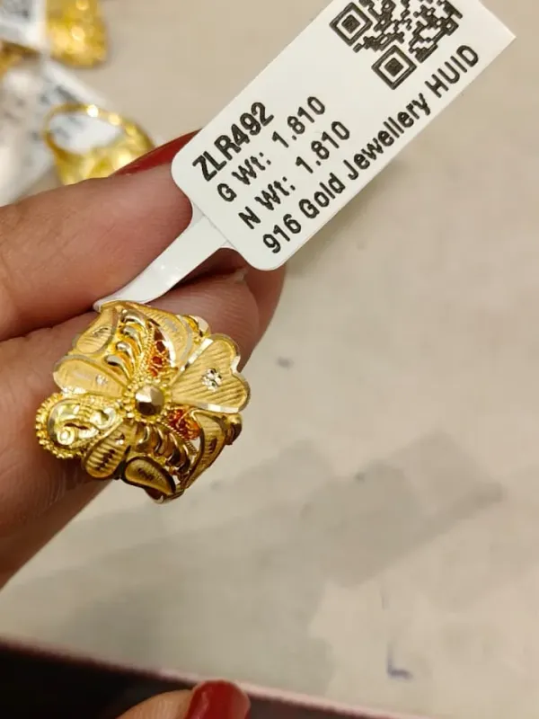 Gold Ring Zlr492