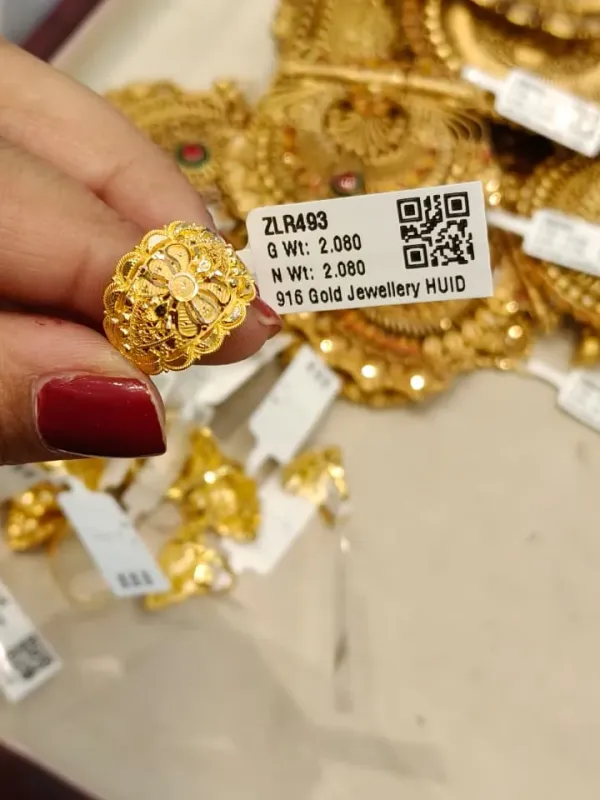 Gold Ring Zlr493