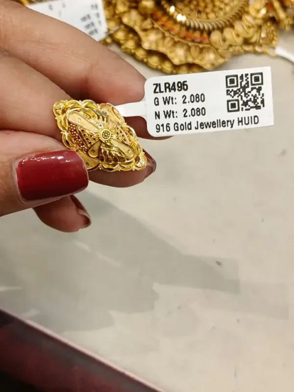 Gold Ring Zlr495