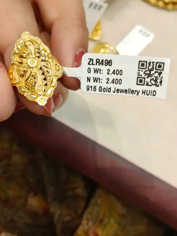 Gold Ring Zlr496