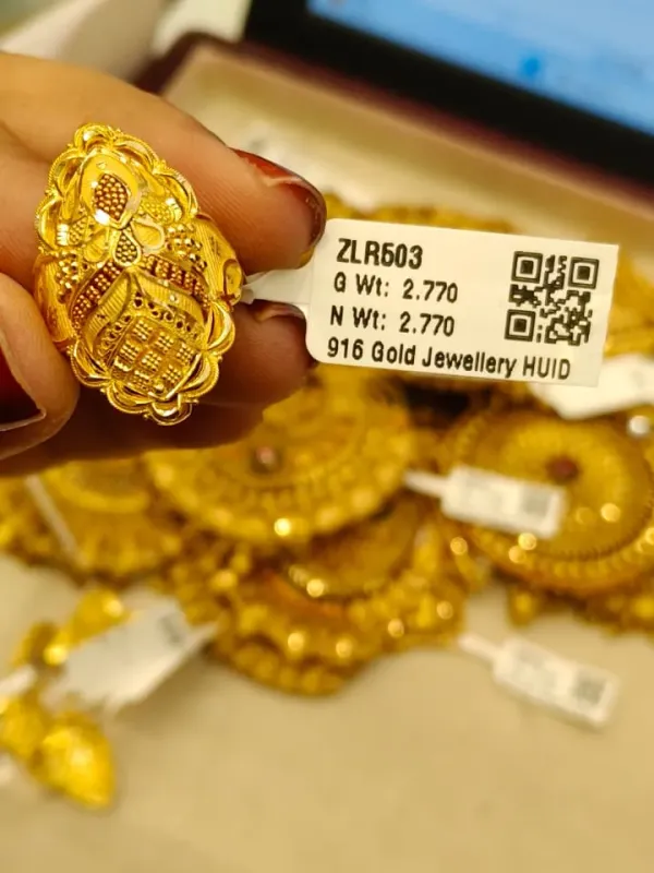 Gold Ring Zlr503