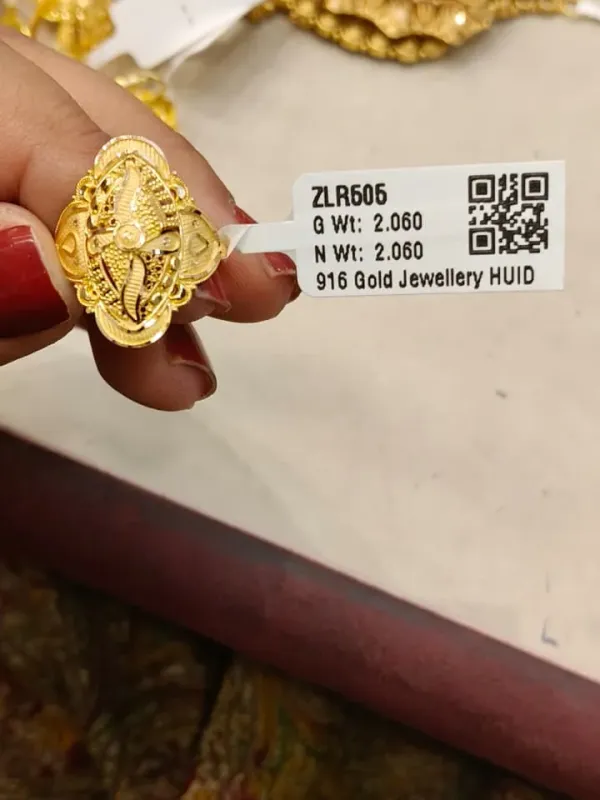 Gold Ring Zlr505