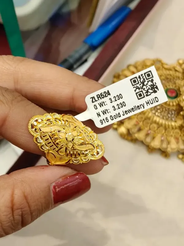 Gold Ring Zlr524
