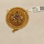 Gold Antique Mangalsutra Pendant Zm315