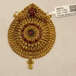 Gold Antique Mangalsutra Pendant Zms318