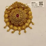 Gold Antique Mangalsutra Pendant Zms319