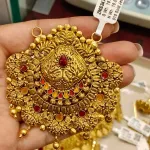Antique Gold Mangalsutra Penndent Zms347