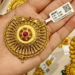 Antique Gold Mangalsutra Pendent Zms351