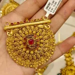 Antique Gold Mangalsutra Pendent Zms352
