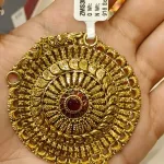 Gold Antique Mangalsutra Pendent Zms356