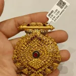 Gold Antique Mangalsutra Pendent Zms359