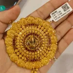 Gold Antique Mangalsutra Pendent Zms363